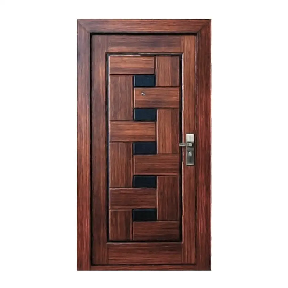 Puerta chapa de seguridad, puerta de seguridad, moderna, comercial, exterior