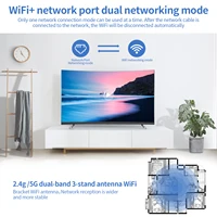 GTMEDIA GT COMBO Android TV BOX Спутниковый ресивер DVB-S2X/S2/S DVB-T/T2/C 4K UHD HDR 10 H.265 2 ГБ + 16 ГБ WIFI 5G 2,4G Поддержка Mars — изображение 5