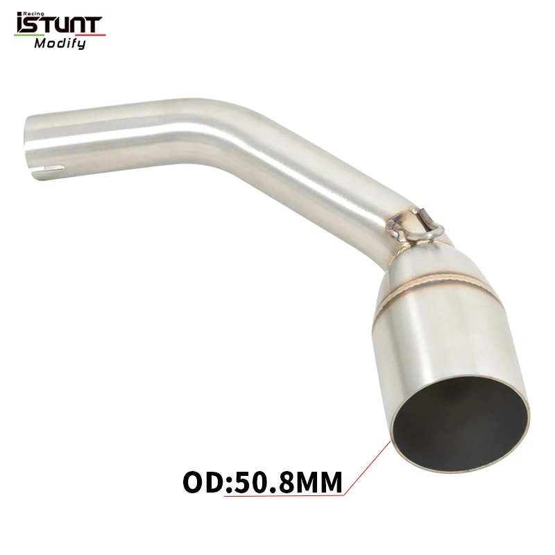 For Honda GROM125 MSX125 SF GROM 125 2021 2022 2023 Motorcycle Exhaust Escape Moto Full Systems Modified Middle Link Pipe 50.8MM - Image 4