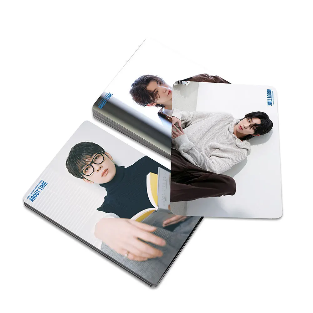 한국 조합 로모 카드 시즌 인사 새 앨범, 어바웃 미 포토카드, 아이돌 사진 인쇄, 작은 카드, 팬 선물, 55 개/세트