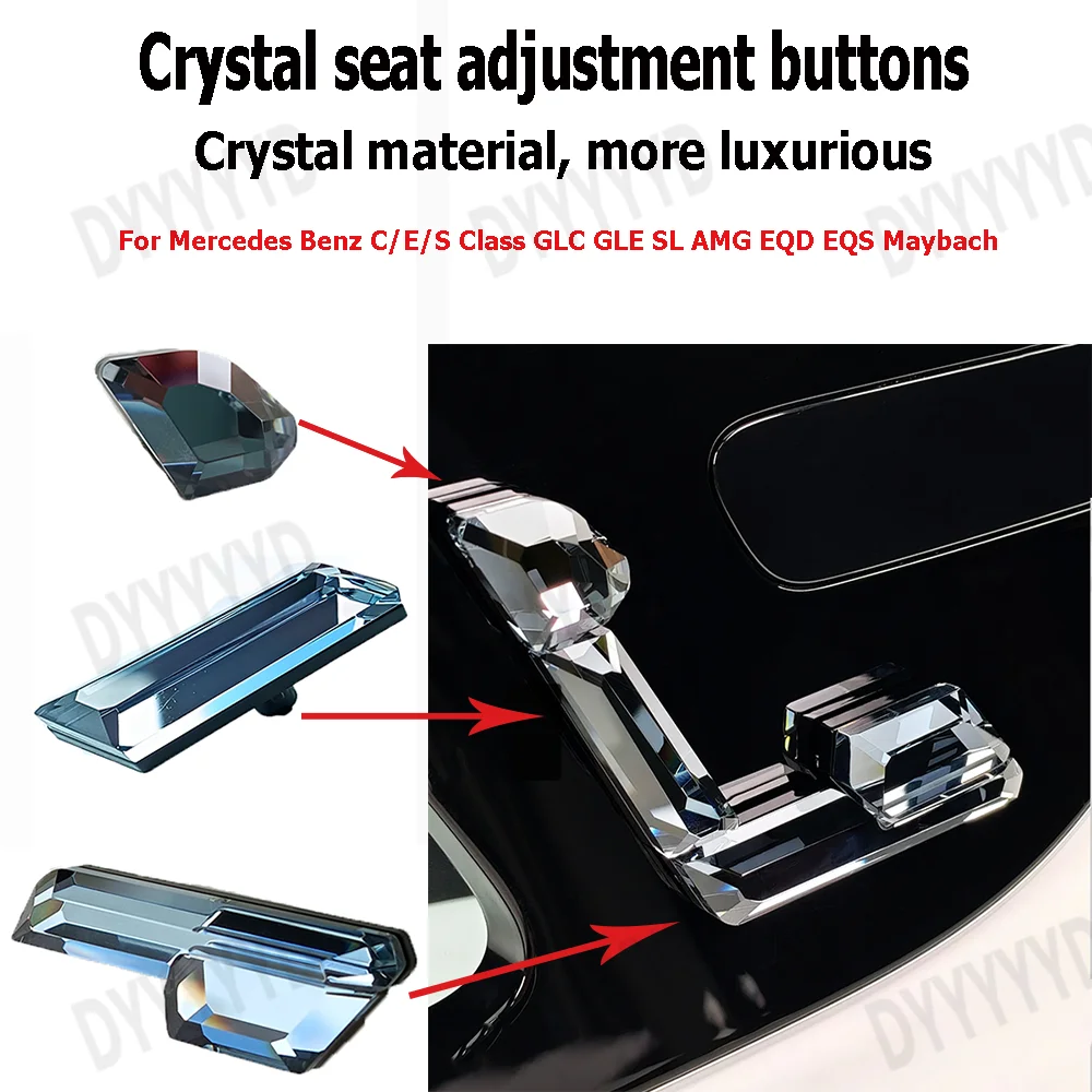 Car Seat Headrest Button Adjustment Switch Control Button For Mercedes Benz C E