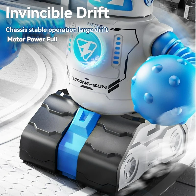 RC Robot Battle Boxing Robot 2.4G Remote Control Robot Light Sound Effects Humanoid Fighting Robot with Two Control Toys for Boy 4