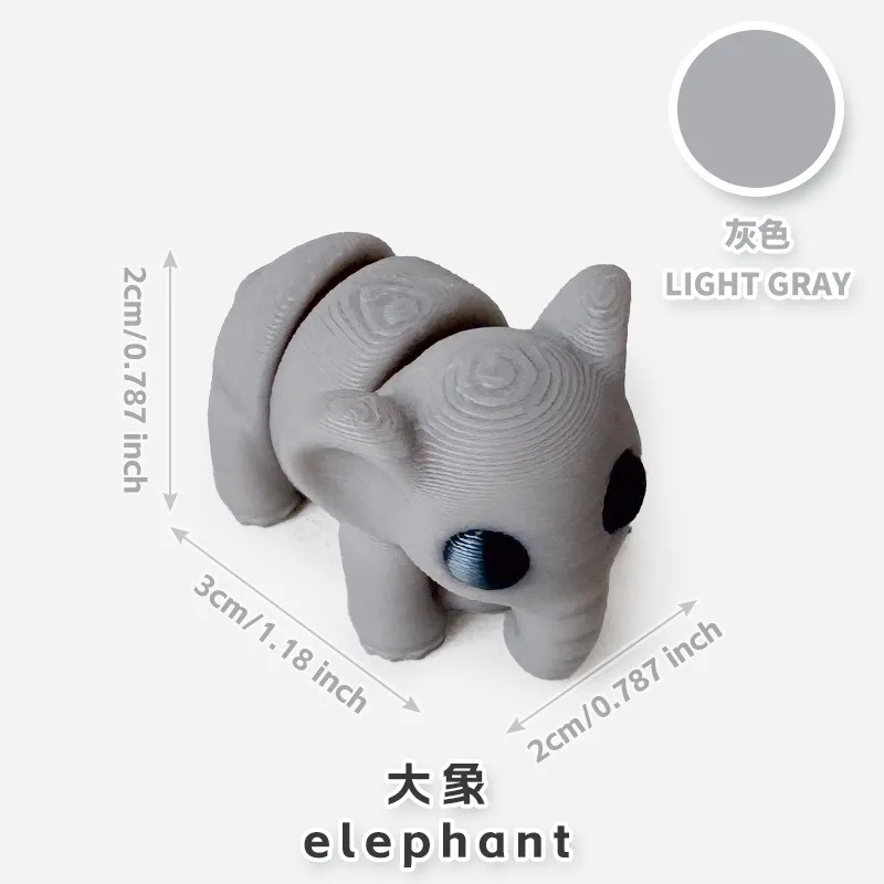 SET RANDOM animaletti Snodabile 3D da 4cm gadget per feste, eventi, natale o bomboniere 24 SET RANDOM animaletti Snodabile 3D da 4cm gadget per feste, eventi, natale o bomboniere - immagine 20