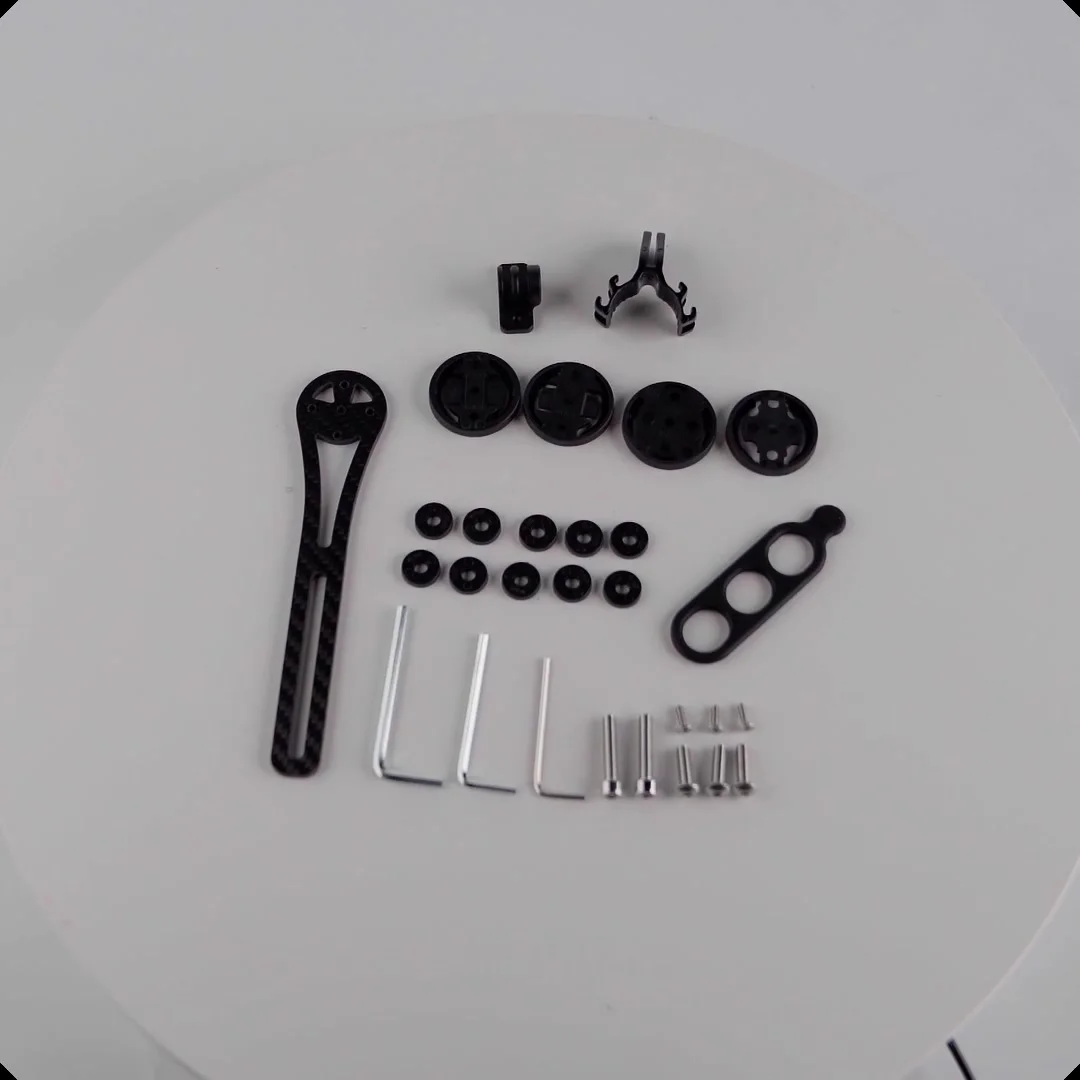 VGEBY Support Vélo Route Pour Ordinateur/GPS – Capuchon Potence Compatible Garmin, CatEye, Bryton – Fixation Solide En Alu