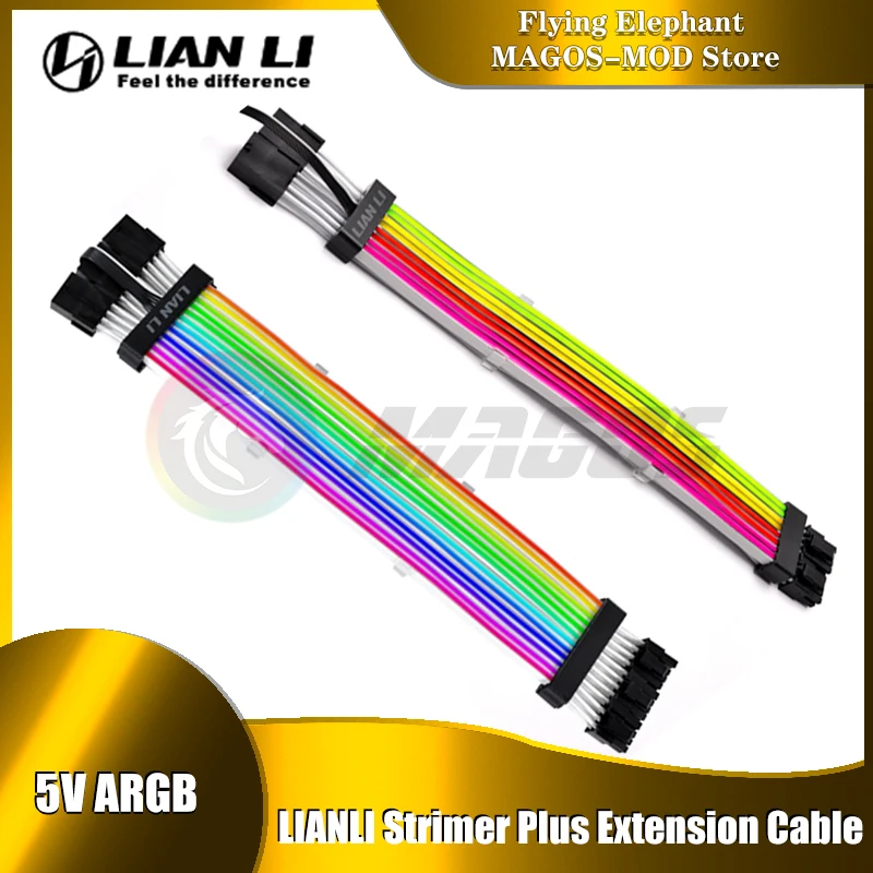 Strimer Plus Lian Li Extension Cable Addressable RGB VGA Power
