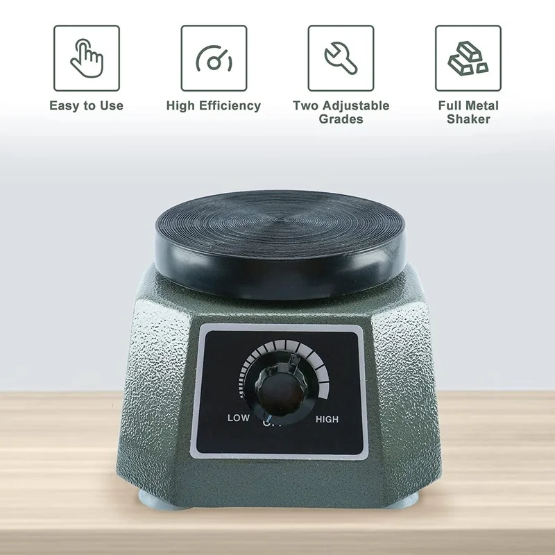 Dental Plaster Vibrator 4'' Small Gypsum Variable Intensity Shaker Dental Lab Equipment Vibration Table for Gypsm Product