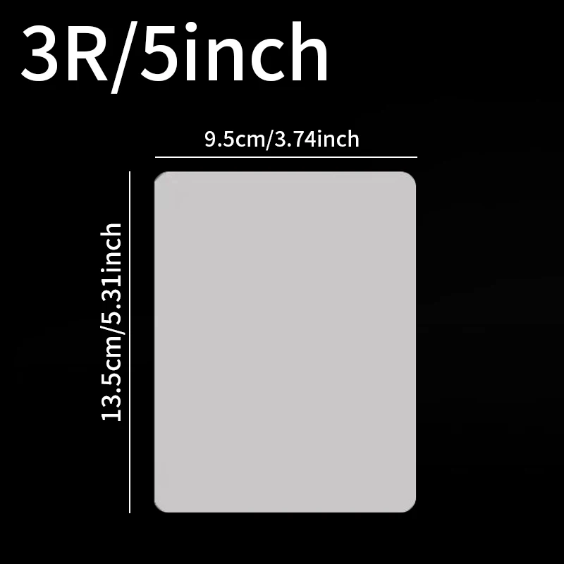 50/100Pcs 3R 4R 5R 6R A4 80 Mic 5/6/7/8inch Laminating Film PET EVA Plastic Filmfor Hot Laminator For Photo/Files/Card/Picture