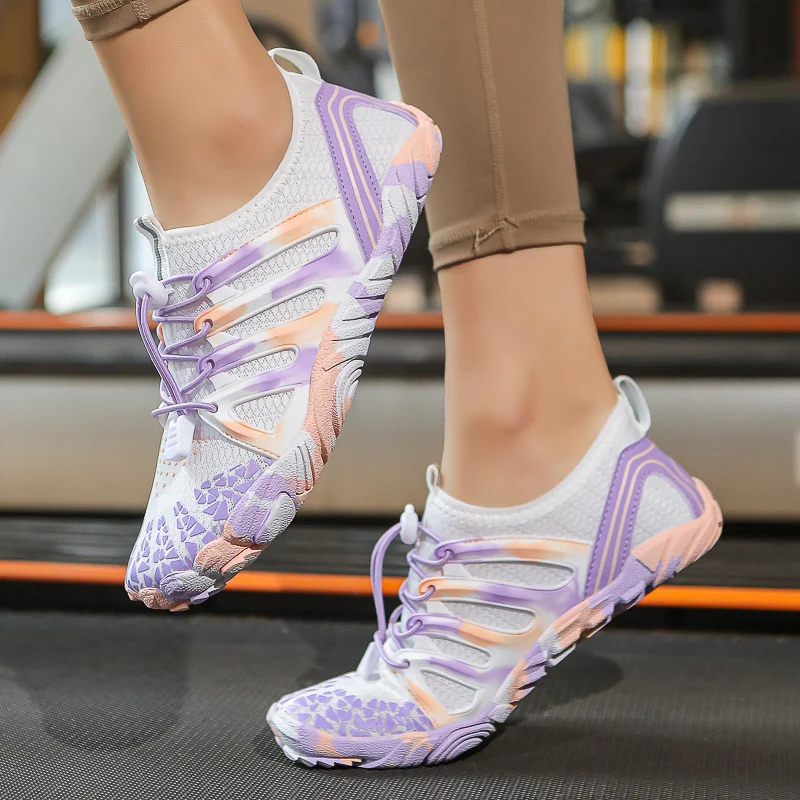 Men's Beach Swimming Shoes Women's Quick-drying Water Shoes Fitness Sports Sneaker Couple Wading Barefoot Color Aqua water shoes aqua shoes barefoot shoes