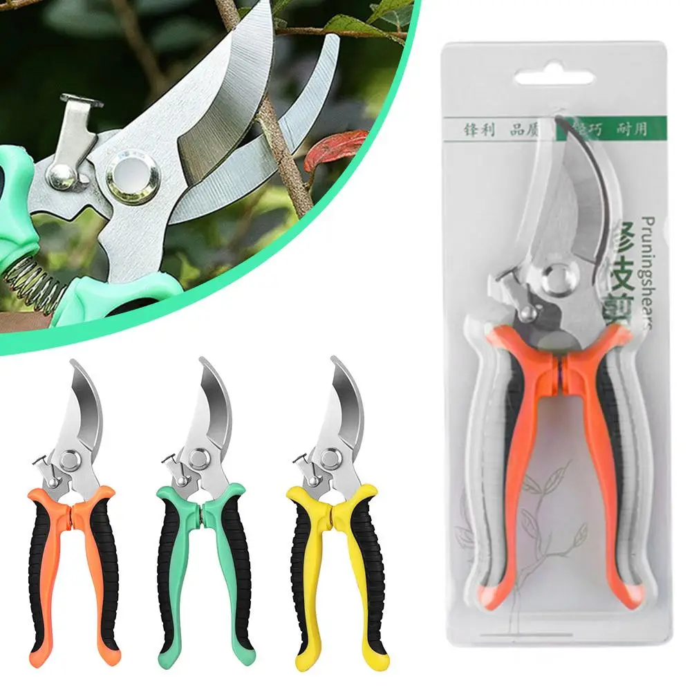 

Garden Pruning Shears Fruit Tree Flower Pruning Scissors Steel Shears Stainless Multifunctional Branch Garden Household Sup R0M4