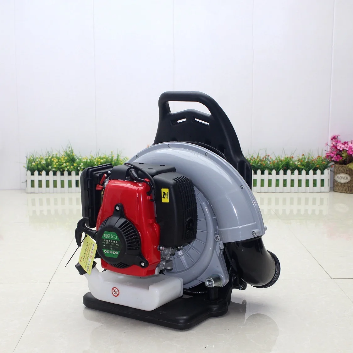 1.5KW 가스 구동 송풍기 4행정 엔진 53.2CC 풍량 1.2L 오일 탱크 휴대용 송풍기 강력한 바람 눈 제거기