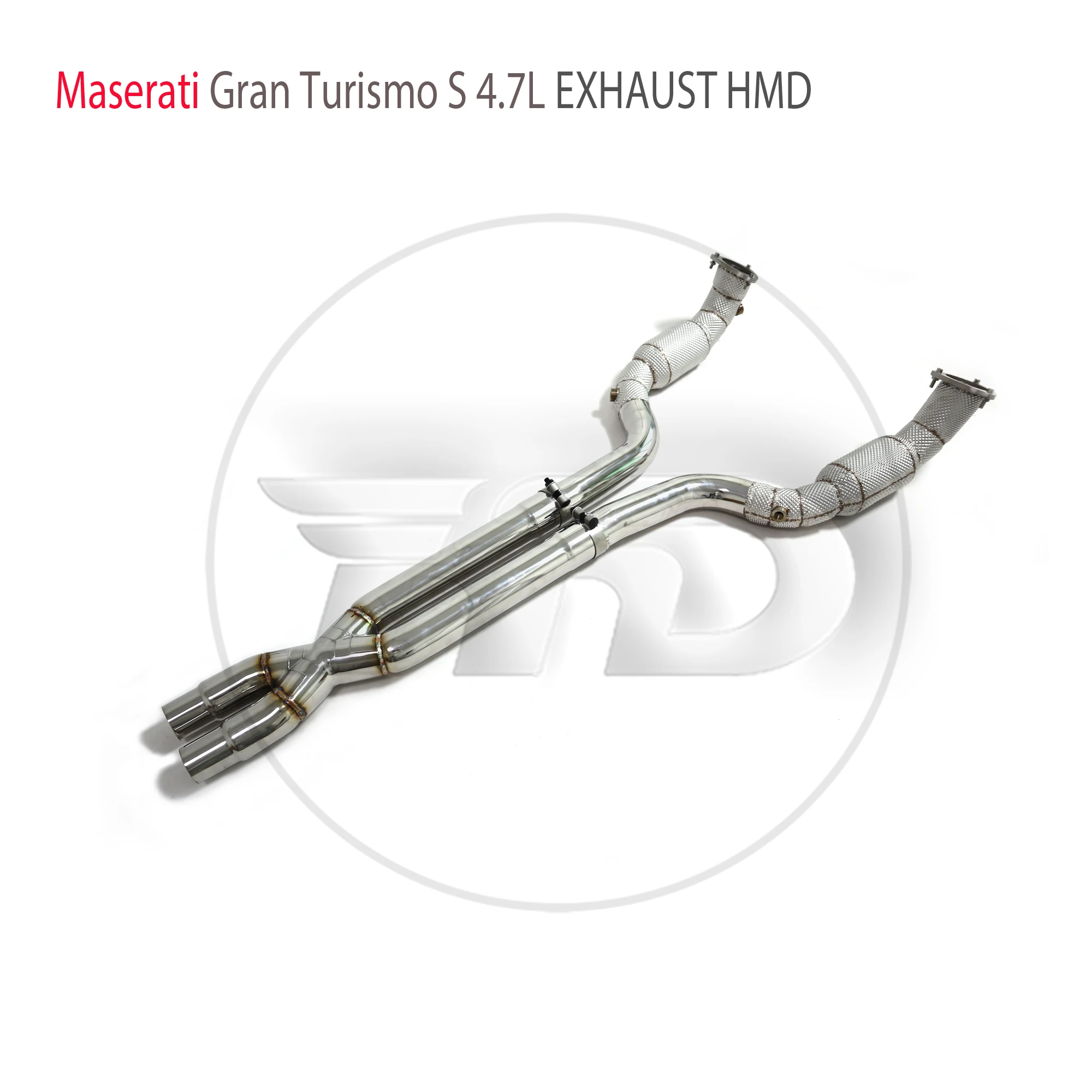 

HMD Exhaust System High Flow Performance Downpipe for Maserati Gran Turismo S 4.7L Car Accessories With Catalytic Header