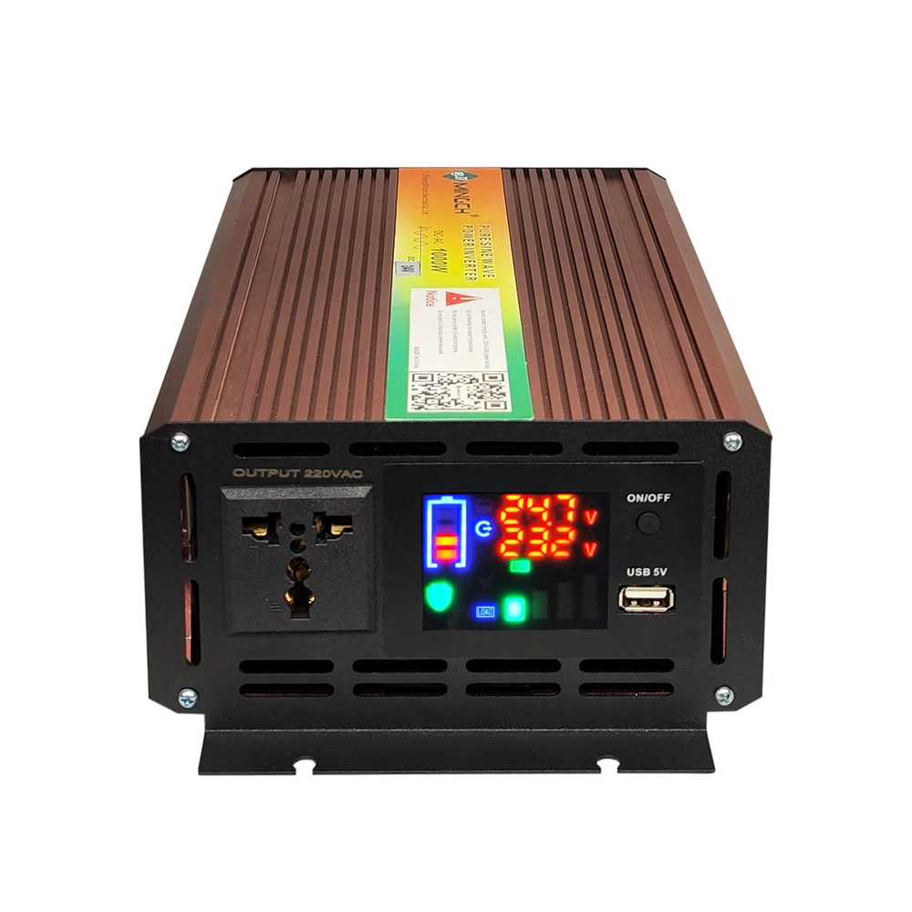 

best Max sustain power 1000W inverter 12V 220V off grid pure sine wave inverter 12V 230V power inverter 24V 220v Color display
