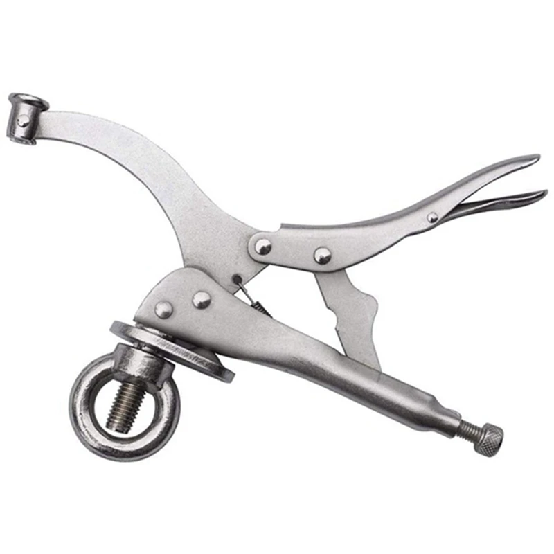 【CLEARANCE】9 Inch Drill Press Vice Clamp Woodworking Holding With Lock And Release Lever Locking Pliers