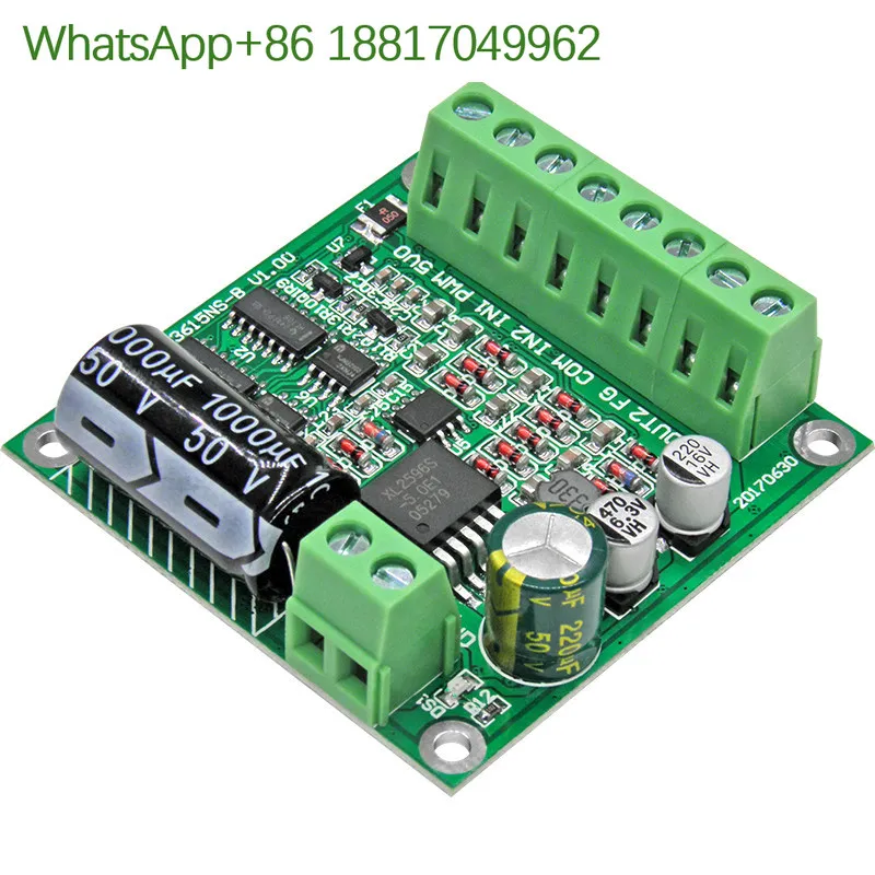 Produktbild von DC Motorantriebsmodul 12/24/36V – 360W, H-Brücke, PWM, Vorwärts/Rückwärts/Bremse, Unterspannungsschutz, Kompakt