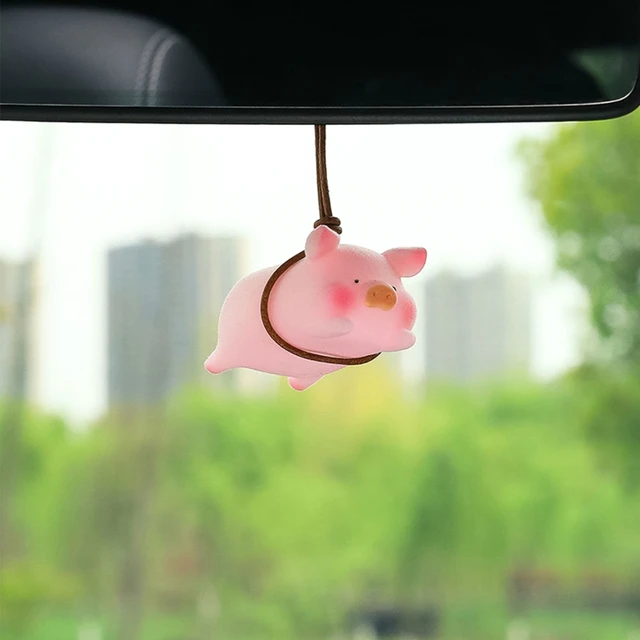 Ajxn Swinging Pig Car Hanging Ornament, Cute Car India