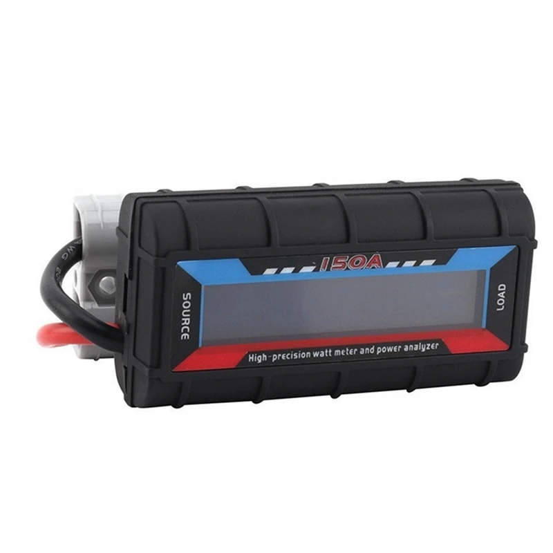 1 PCS 150A LCD Digital Amp Watt Meter Power Analyser Black Car Accessories Solar Caravan Meter For Anderson Plug Tool