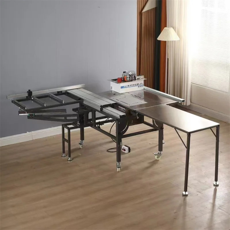Saw Table Multifunctional Woodworking Dust-free Cutting Saw Precision Guide Folding Electric Panel Woodworking Set