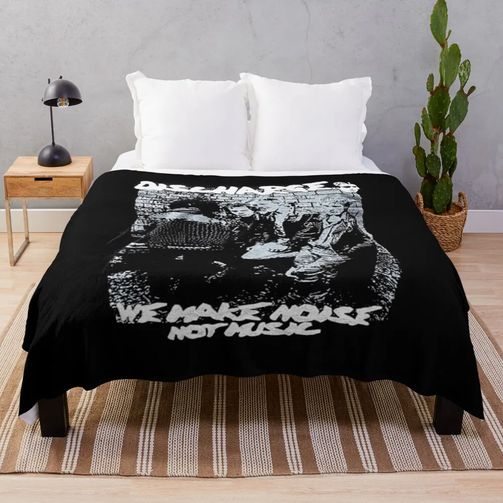 

Discharge Noise not Music Throw Blanket Thin Wadding Blanket Extra Large Throw Blanket