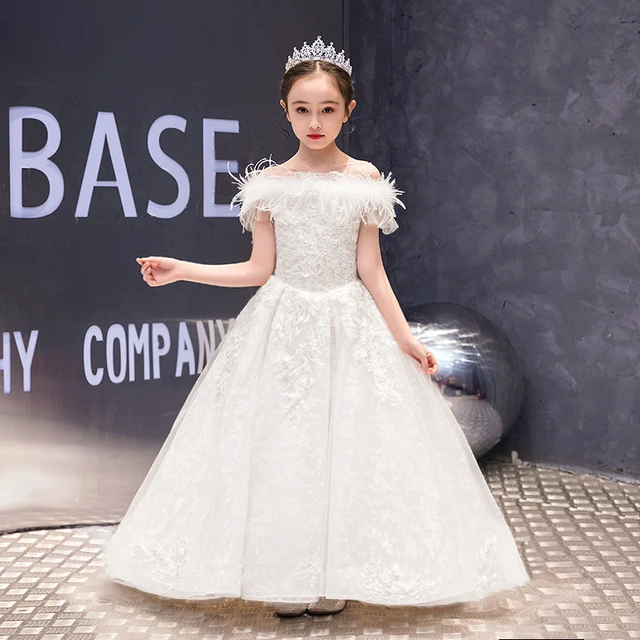 Huakaishijie Kids Baby Flower Girl Dress Bowknot Party Pageant Gown Dresses  Wedding Birthday 0-24 Months - Walmart.com