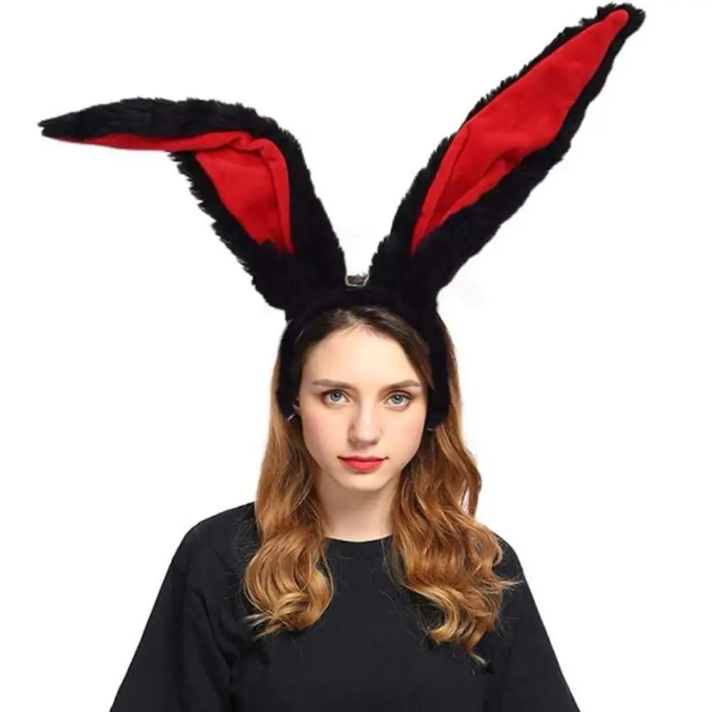 

Cartoon Headdress Hair Accessory Rabbit Ear Lolita Plush Hair Hoop Girl Headband Headwear Hairband