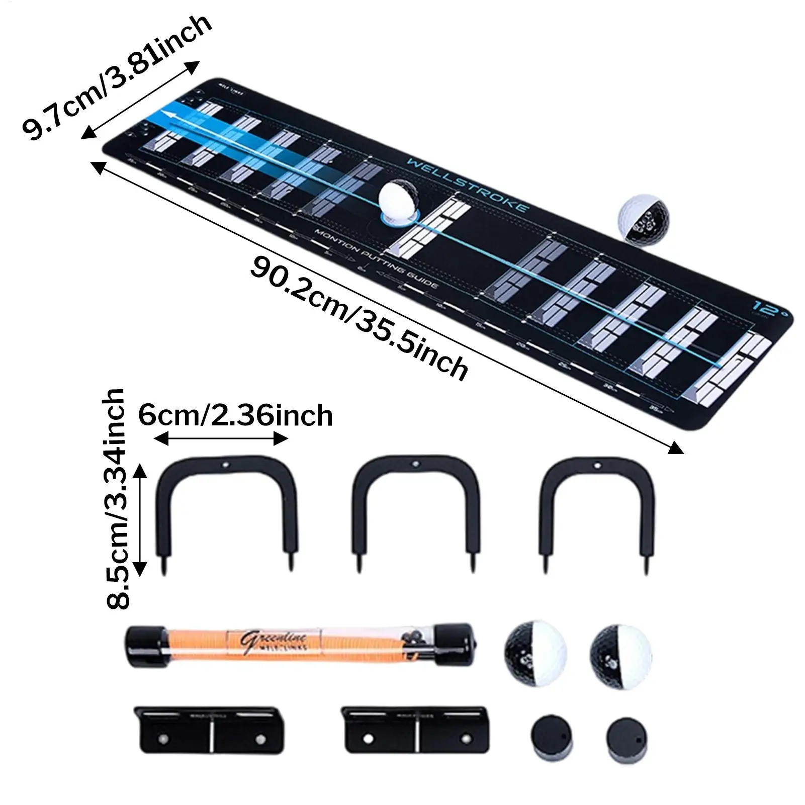 Indoor Putting Green Putter Pad Training Toolbox Putting Range Toolbox For Course Home Outdoor Lawn Backyard Beach Travel Party