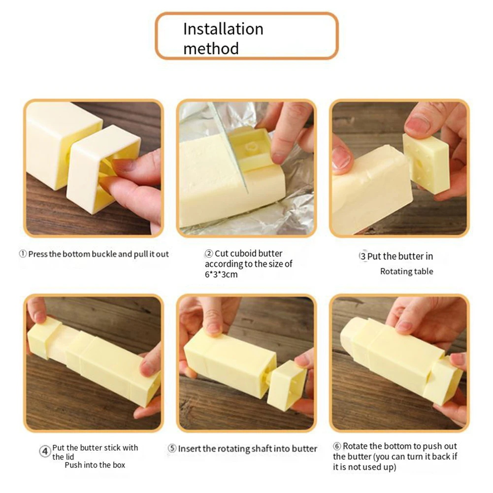 Butter Spreader Butter Storage Container Spreads Evenly On Pancakes Spreader Dispenser with Lid Applicator
