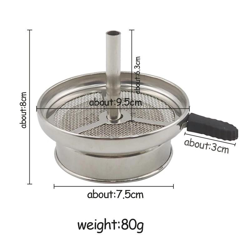 Hookah Accessories Hookah Holder SY 1PC Metal Shisha Charcoal Holder With Handle Narguile Sheesha Water Pipe Chicha Shisha Hookah Bowl Accessories Gadget Tools