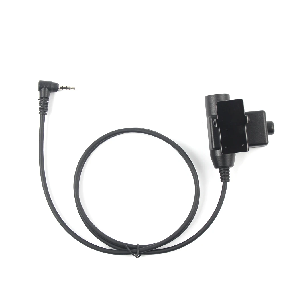 HD03 Tactical Bowman Elite II Headset Microphone with U94 PTT Adapter  For YAESU For VERTEX VX-5R VX-3R walkie talkie Radio