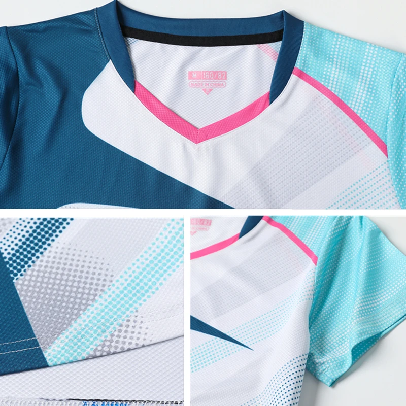 High End Tennis Shirt Women & Men Badminton Uniform Table Tennis Clothes Training T-shirt Ping Pong Skirt Sports Shorts Skorts