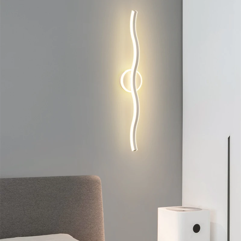 

Led Wall Lamp Long Wall Light Decor For Home Bedroom Living Room Surface Mounted Sofa Background Wall Sconce Lighting Fixture