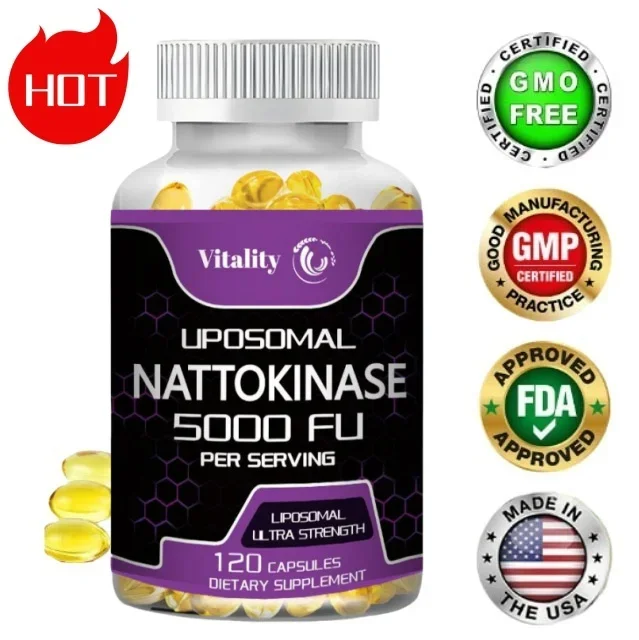 Vitality Nattokinase Blood Vessel Cleaning Capsules