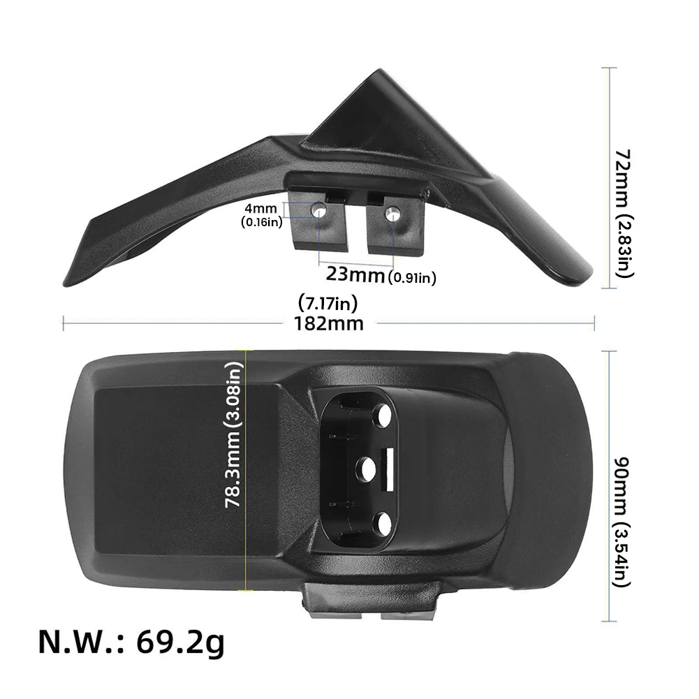 Scooter Fenders Mudguard Dustproof Scooter Splash Guard Splash Proof Scooter Rear Fender for Kukirin G2 Pro Accessories