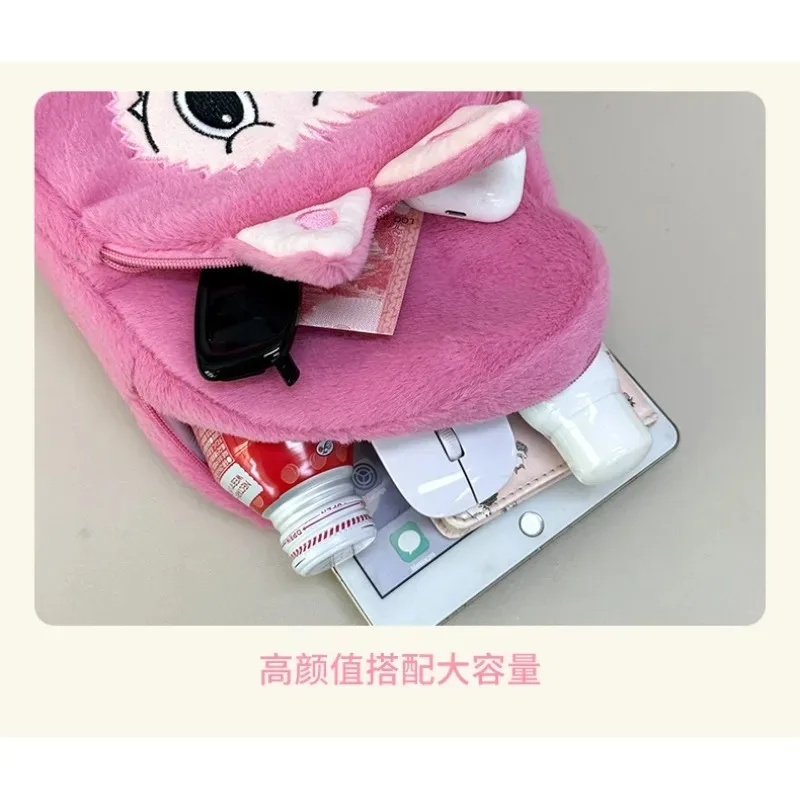 Japanese Bubble Mat Children Backpack Labubu Backpack Kawaii Plush Toy