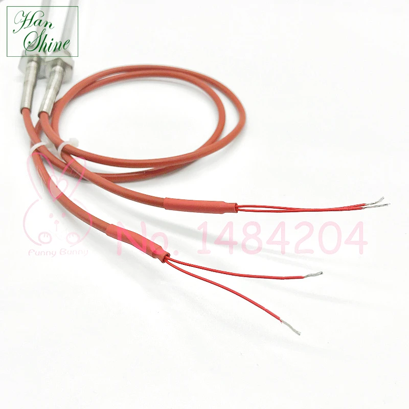NTC 서미스터 온도 센서, STC-1000, SUS304 프로브, 6mm x 150mm 와이어, 500mm, 2m 0 200 °C 스레드, G1/4 인치 BSP, B3435, 10K