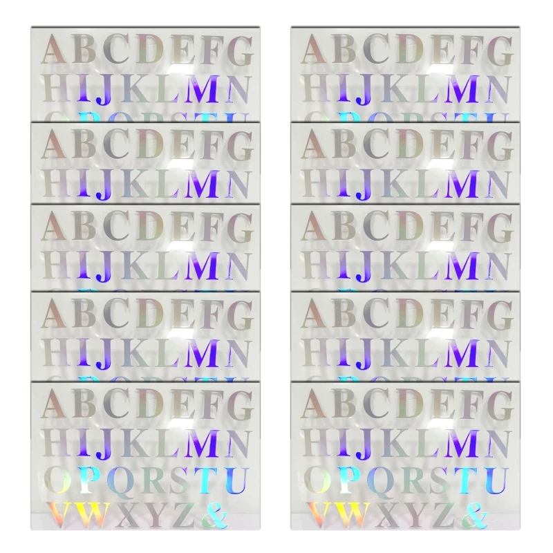 Gold On Clear Vinyl Sticky Letters, Alphabet A-Z, Number Stickers,  Scrapbook - AliExpress