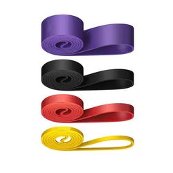 Versatile Resistance Bands Set - 4 Levels for Strength Training, Yoga, and Full - Body Workouts (4pcs set)