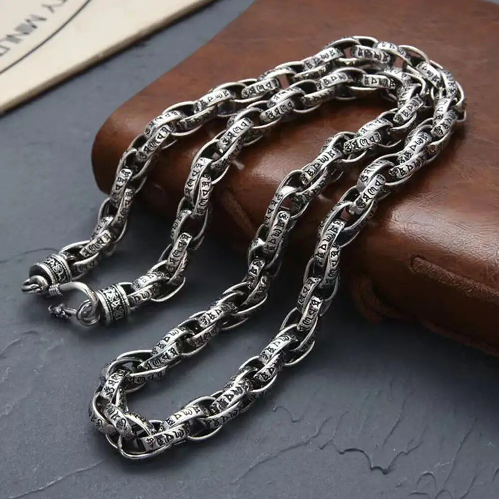 

Ожерелье-цепочка из серебра с овальными звеньями, 6 мм