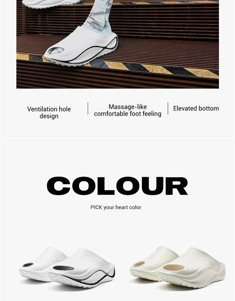 شباشب Xtep Starfall للذكور لصيف 2025 أحذية جديدة خفيفة الوزن غير رسمية قابلة للتنفس ونعل ناعم أحذية زغب مريحة 875219350001