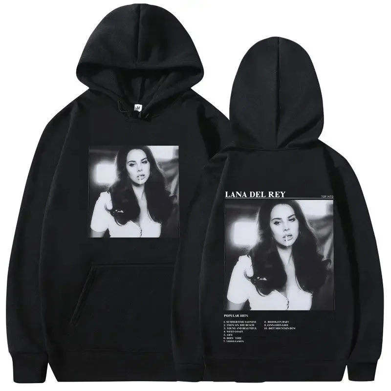 

Lana Del Rey Hoodie Music Album Women Men Fashion Cotton Sweatshirt PrinHoodies Female Top Clothing