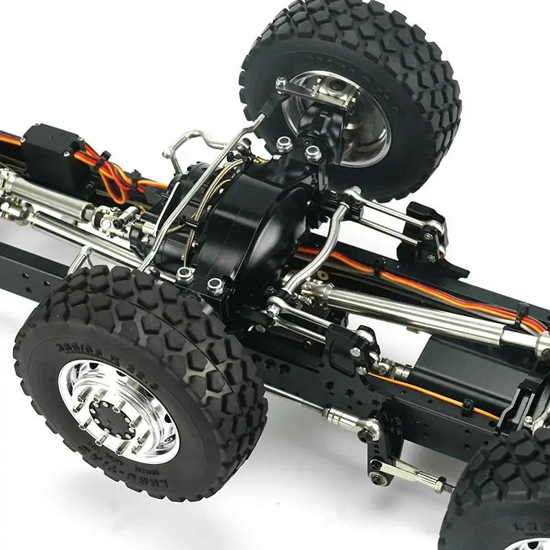 

Radium Speed Model 1/14 emulates truck modification accessory X-8022-B steering axle damper airbag suspension