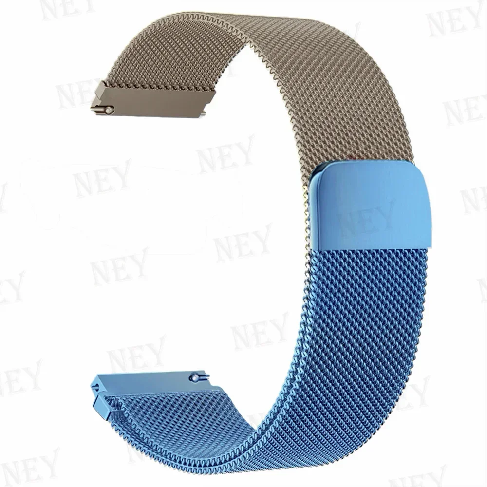 Elegant Milanese Loop Metal Bracelet Strap - 20/22mm