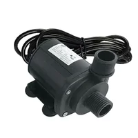 เพลาเซรามิค DC 12V 24V ปั๊มน้ำแบบจุ่ม 800L/H 5M หัวมอเตอร์ไร้แปรงเสียงรบกวนต่ำบูสเตอร์สำหรับตู้ปลาหิน 5