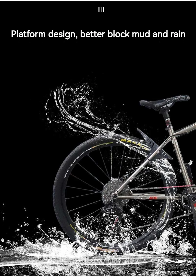 ENLEE Fahrrad Kotflügel Vorne/Hinten Reifen Rad Universal Kotflügel Mtb Rennrad Flügel Schlamm Schutz Radfahren Zubehör Fahrrad Kotflügel – Detail 9