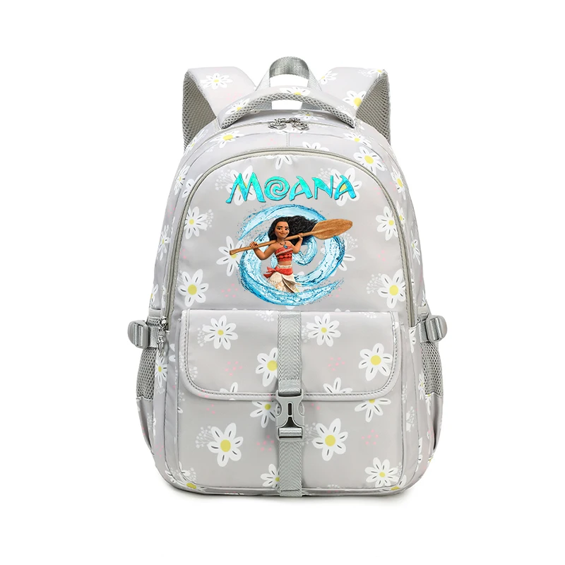 Moana Per Adolescente Donna Uomo Zaino Grande Capacità Zaino Floreale Impermeabile Colorato Mochila