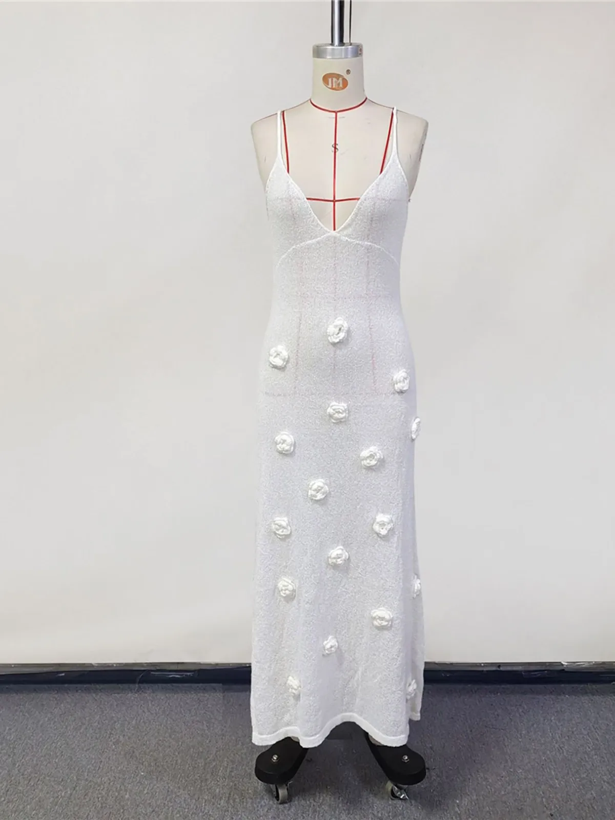 Elegant 3d Flower Knitted Dresses For Women Backless Sleeveless Lace Up Female V-neck Maxi Dress Lady Summer Beach Dress V6211W - AliExpress 200000345 Elegant 3d Flower Knitted Dresses For Women Backless Sleeveless Lace Up Female V-neck Maxi Dress Lady Summer Beach Dress V6211W - AliExpress 200000345
