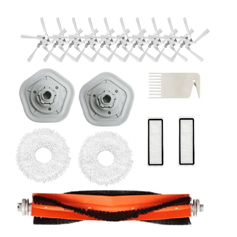 

Сменные детали, роликовая щетка, боковая щетка, Hepa-фильтр для Dreame W10 W10 Pro Аксессуары для робота-пылесоса