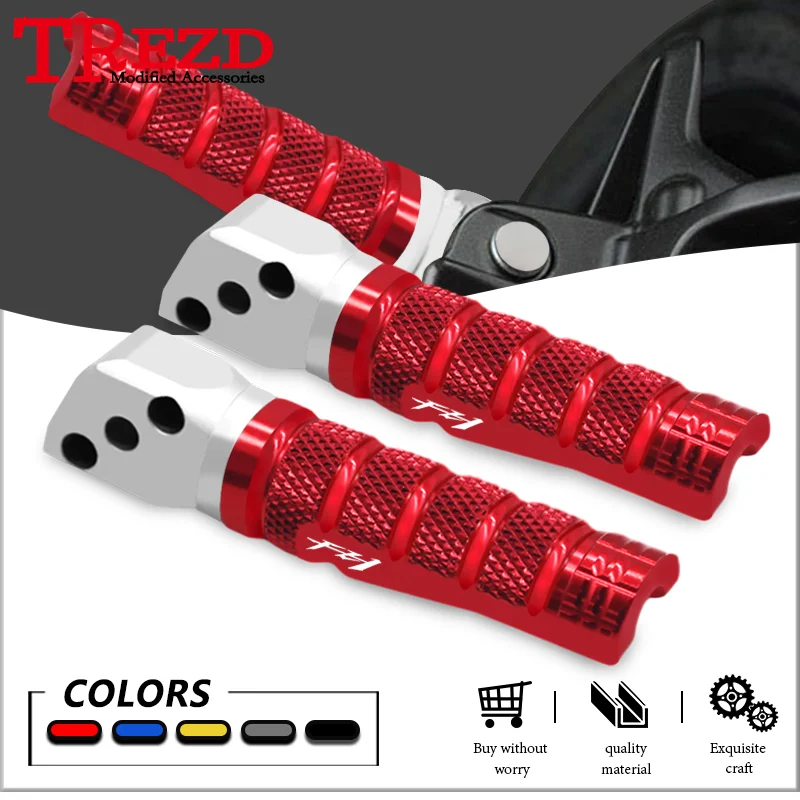 New Rear Footrest Foot Peg For YAMAHA FZ1 FZ6 FZ8 FAZER Motorcycle CNC Passenger Foot Peg Footpeg Pedals Accessories fz1 fz6 fz8