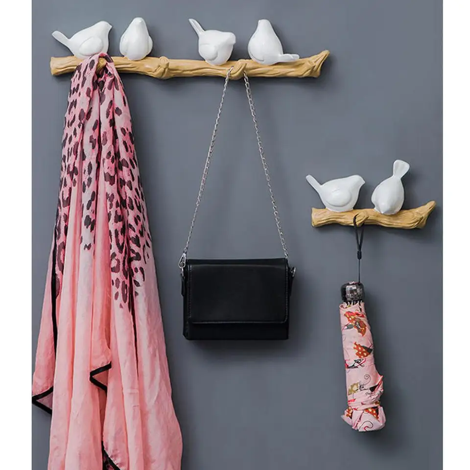 3 Ganchos De Pared De Resina Con Diseño De Tulipán Creativo Para Colgar Abrigos Sombreros Toallas Bolsos Llaveros Sala De Estar Bano