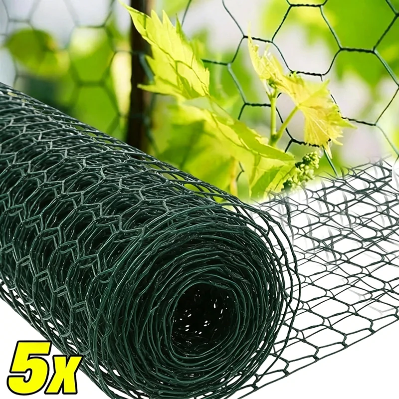Sechseckiges Drahtgeflecht, flexibler Hühnerdrahtzaun, Gartenpflanzen, Blumen, Schutznetze, Blumenarrangements, DIY-Bastelarbeiten