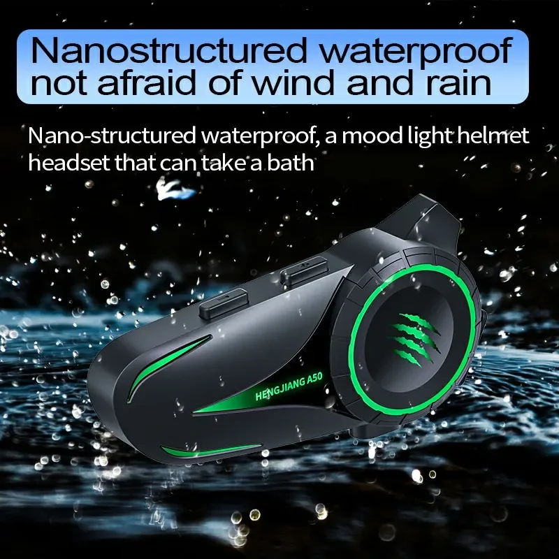 A50 Bluetooth Helmet Headset Wireless